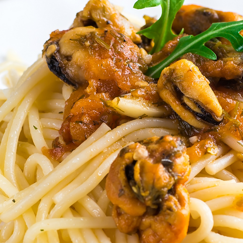 Spaghetti with Greenshell Mussels