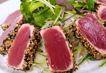 Sesame Coated Tuna Steak