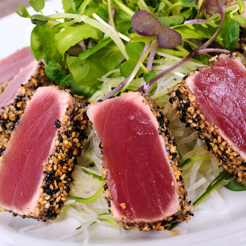 Sesame Coated Tuna Steak