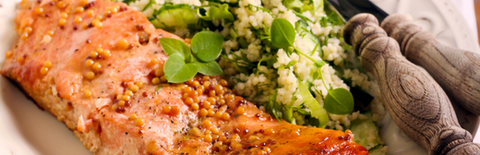 Honey Garlic Glazed Salmon