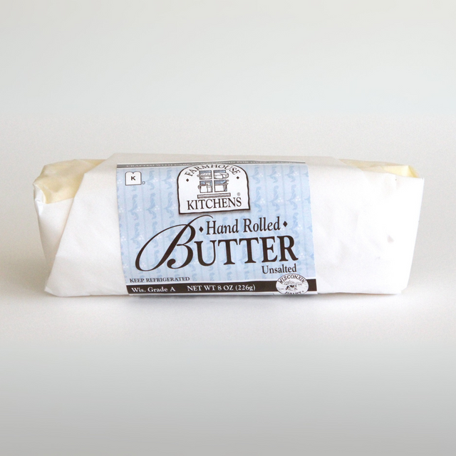 hand rolled unsalted butter